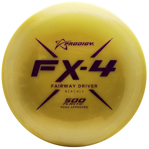 Prodigy: FX-4 Fairway Driver - 500 Plastic - Yellow/Red