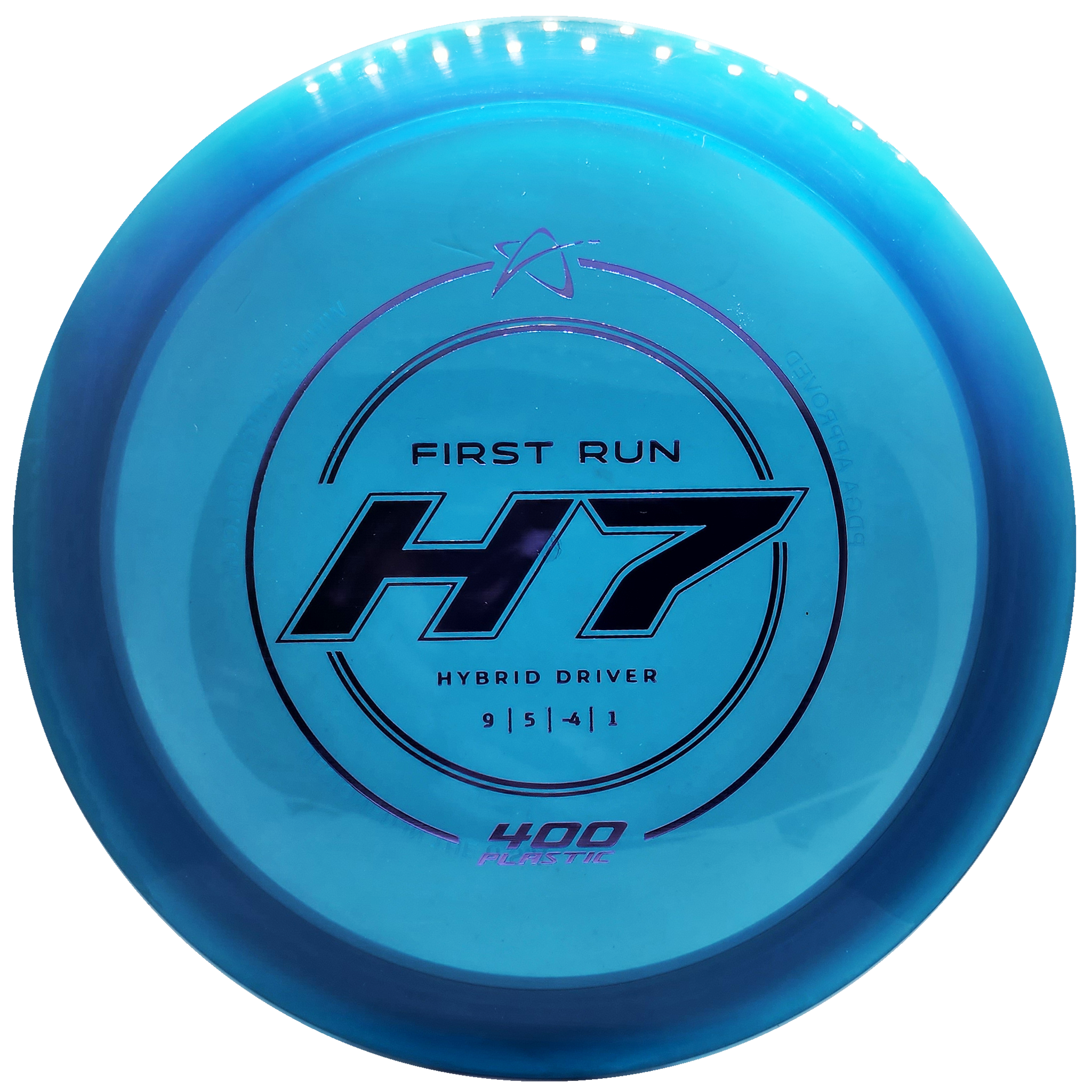 Prodigy: H7 Hybrid Driver - First Run Stamp - 400 Plastic - Blue/Purple