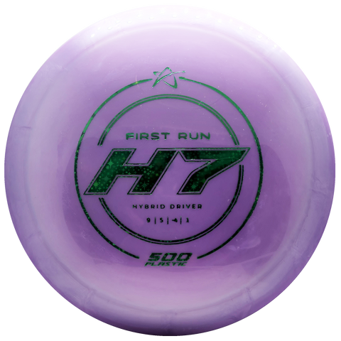 Prodigy: H7 Hybrid Driver - First Run Stamp - 500 Plastic - Light Purple/Green