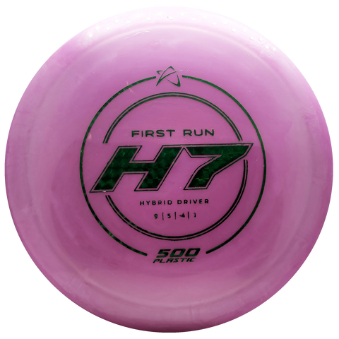 Prodigy: H7 Hybrid Driver - First Run Stamp - 500 Plastic - Pink/Green