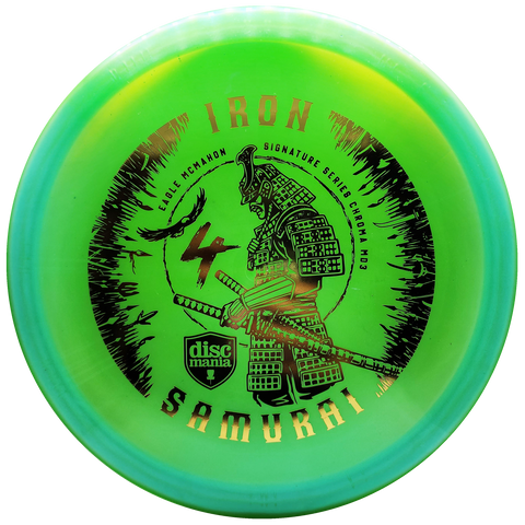 Discmania: Iron Samurai 4 - Eagle McMahon Signature Series C-Line MD3 - Lime Green/Gold