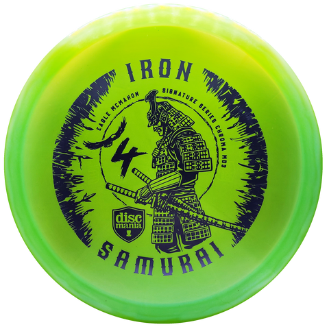 Discmania: Iron Samurai 4 - Eagle McMahon Signature Series C-Line MD3 - Lime Green/Purple