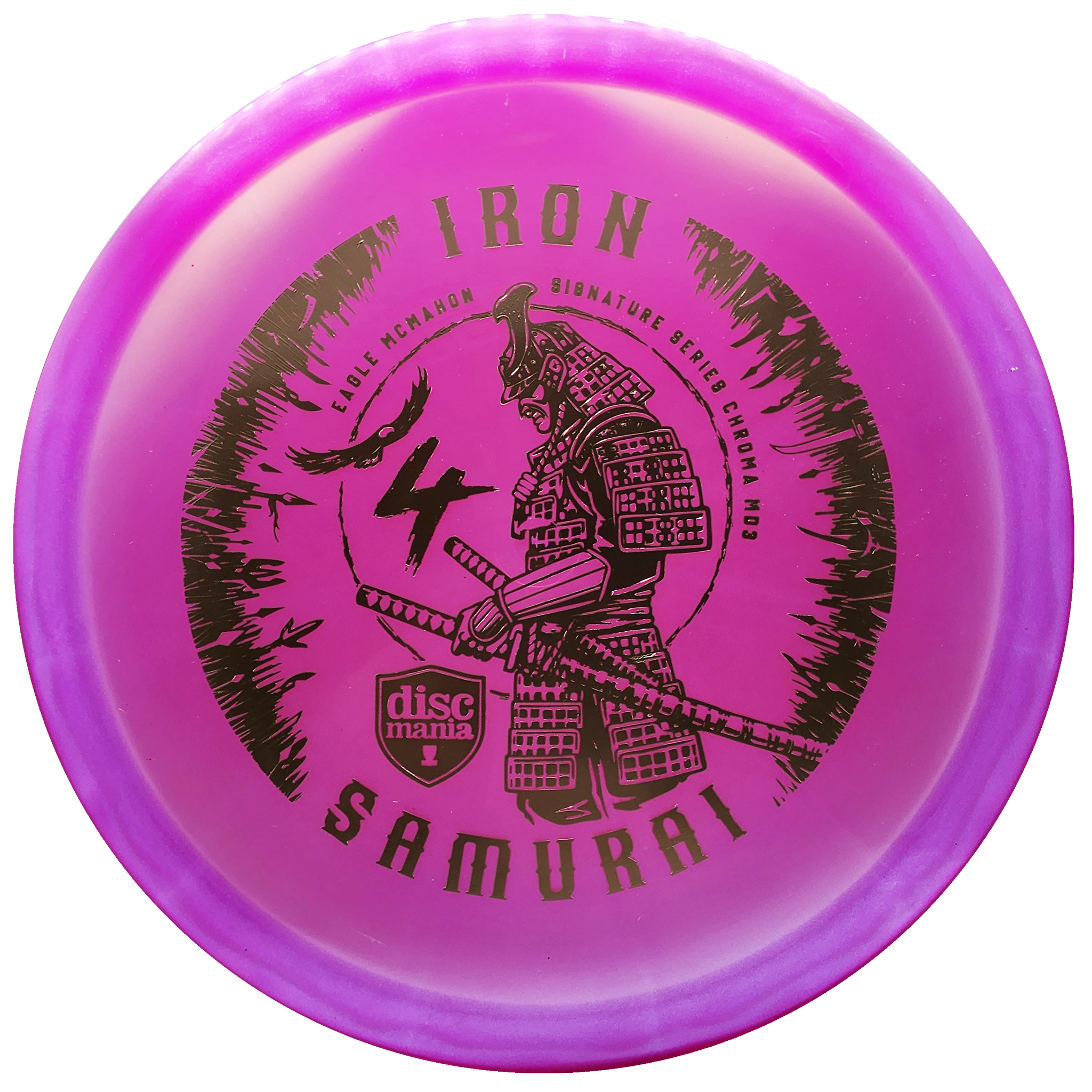 Discmania: Iron Samurai 4 - Eagle McMahon Signature Series C-Line MD3 - Magenta/Gold