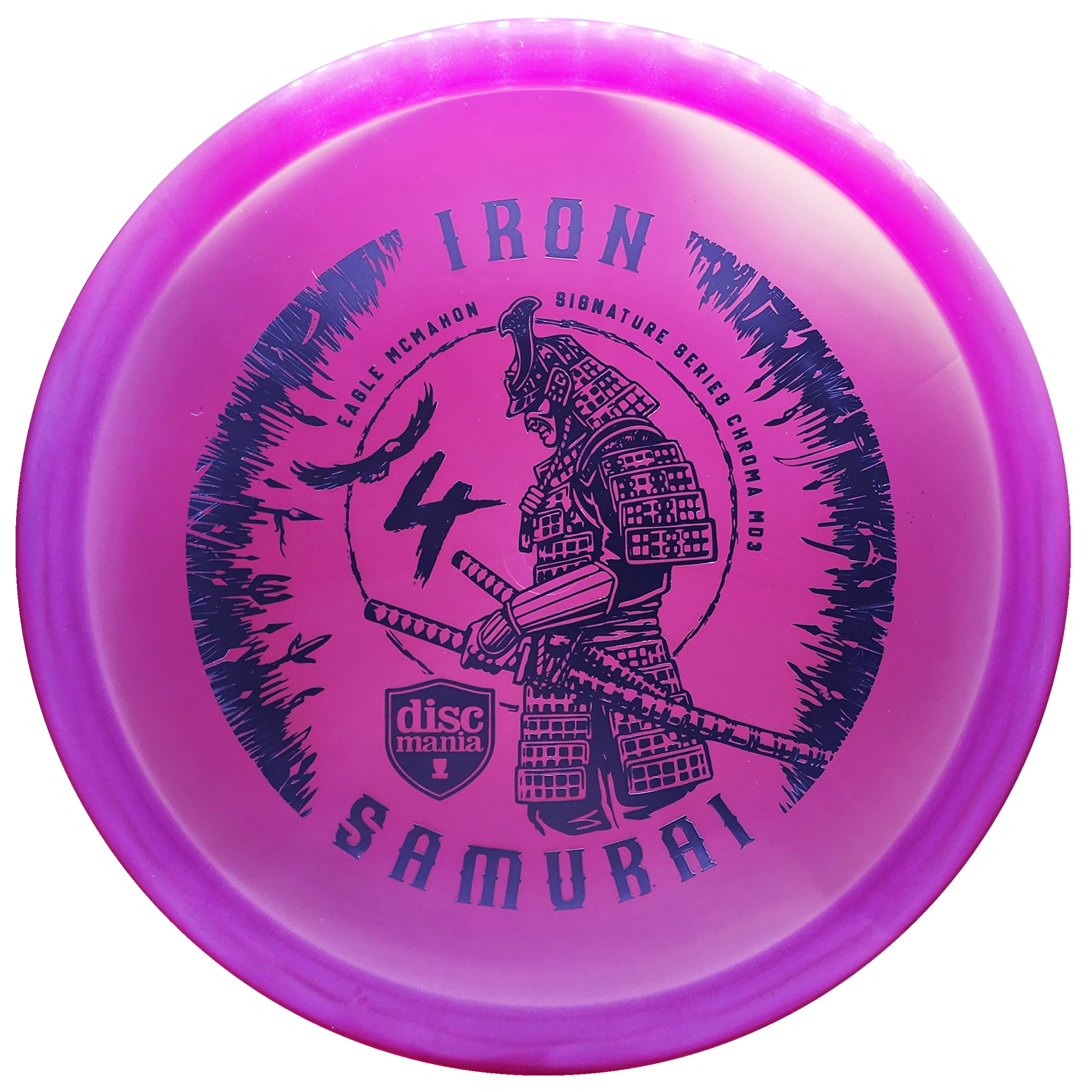 Discmania: Iron Samurai 4 - Eagle McMahon Signature Series C-Line MD3 - Magenta/Purple