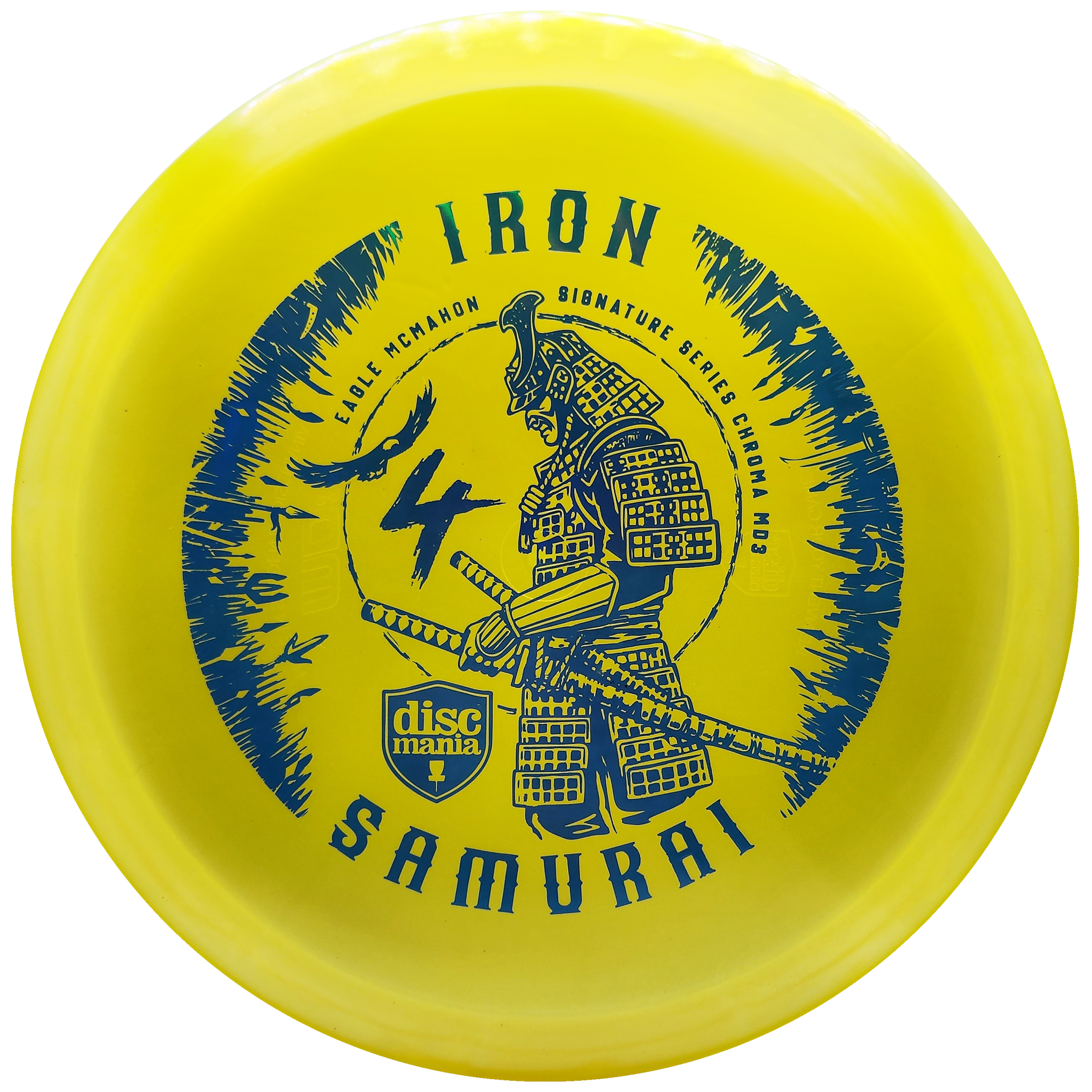 Discmania: Iron Samurai 4 - Eagle McMahon Signature Series C-Line MD3 - Yellow/Blue