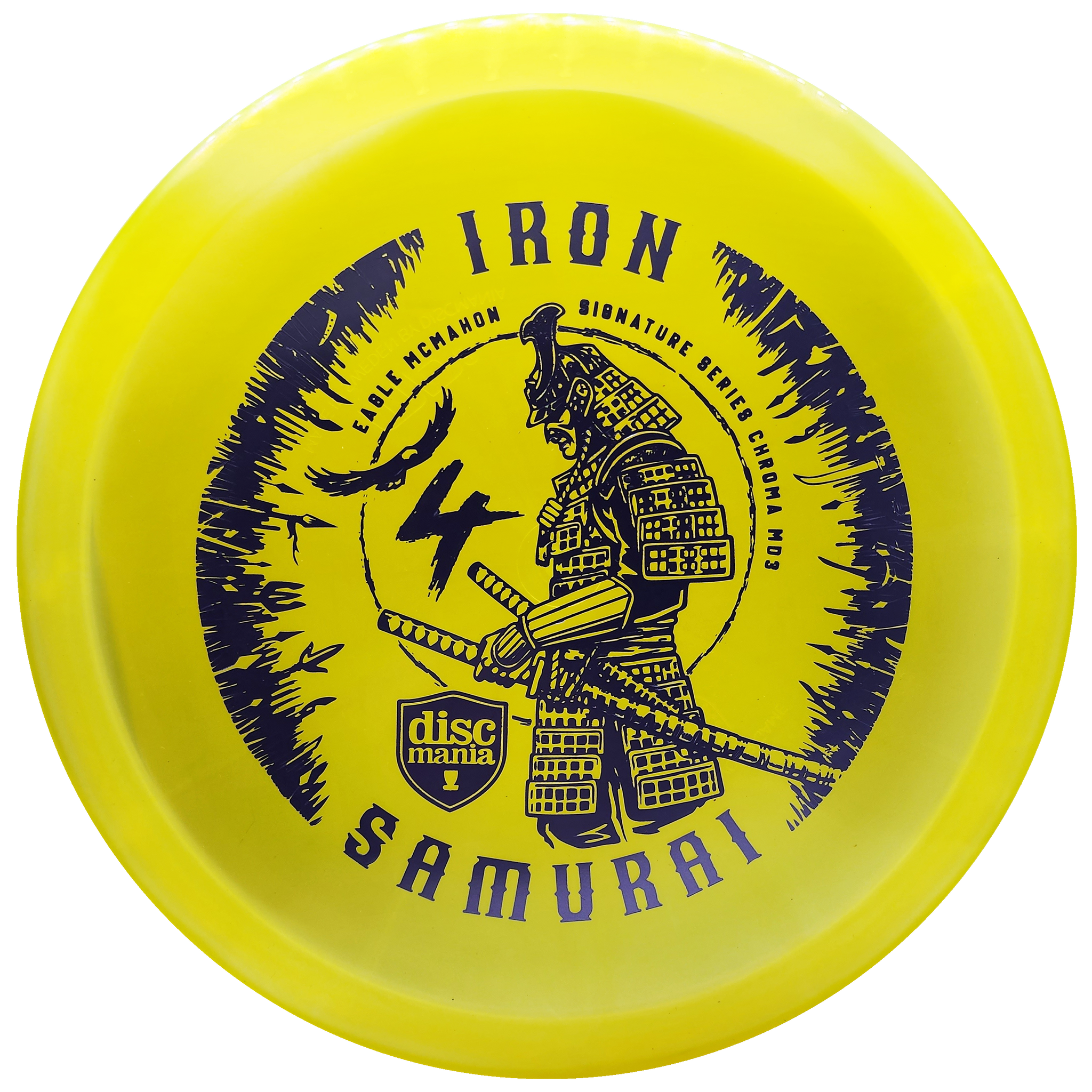 Discmania: Iron Samurai 4 - Eagle McMahon Signature Series C-Line MD3 - Yellow/Purple