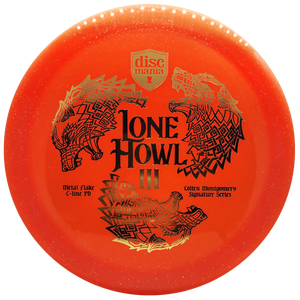 Discmania: Lone Howl 3 - Colten Montgomery Signature Series 0 Metal Flake C-Line PD - Orange/Gold