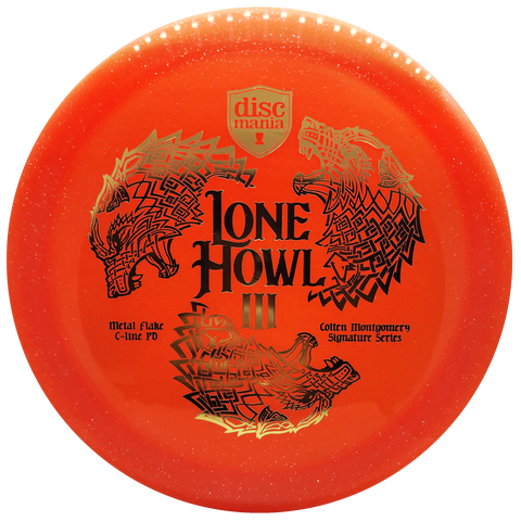 Discmania: Lone Howl 3 - Colten Montgomery Signature Series 0 Metal Flake C-Line PD - Orange/Gold