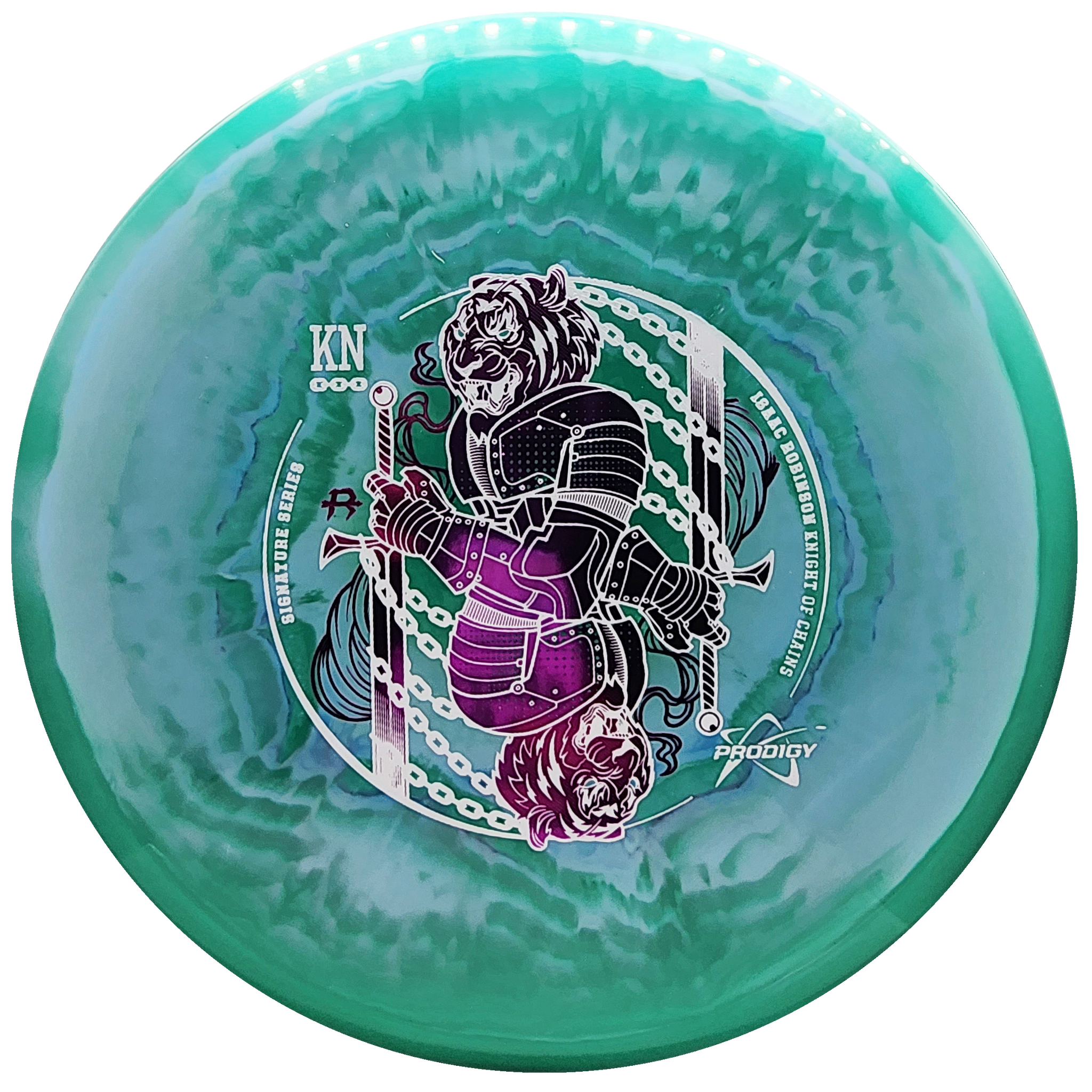 Prodigy: M4 - Isaac Robinson 2023 Signature Series - 500 Spectrum Plastic - Green/Light Blue/Pink/White