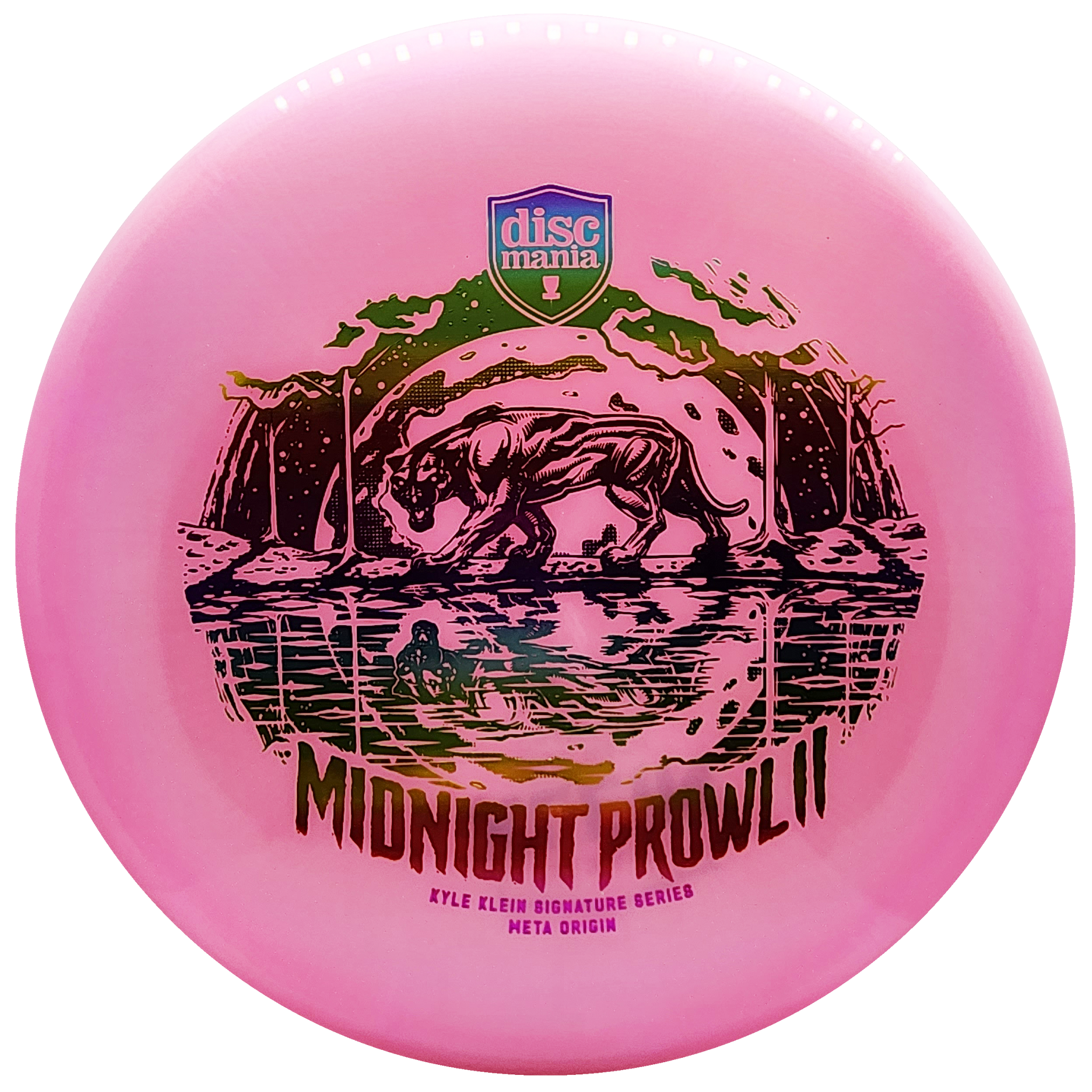 Discmania: Midnight Prowl 2 - Kyle Klein Signature Series - Pink/Rainbow with Blue