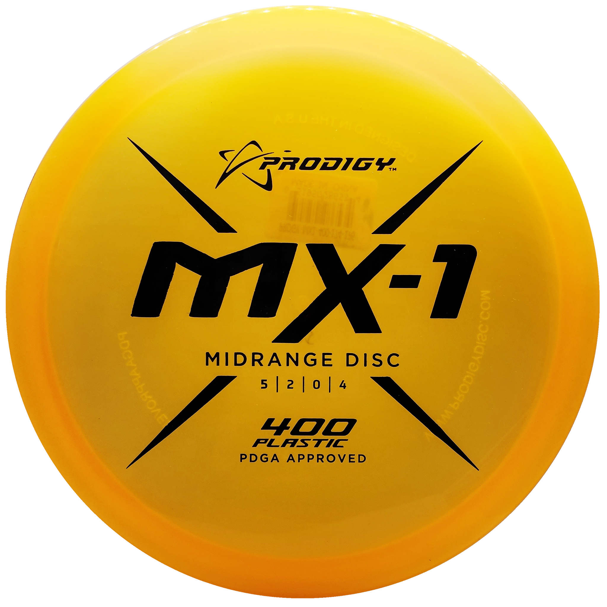 Prodigy: MX-1 Midrange Disc - 400 Plastic - Amber/Blue