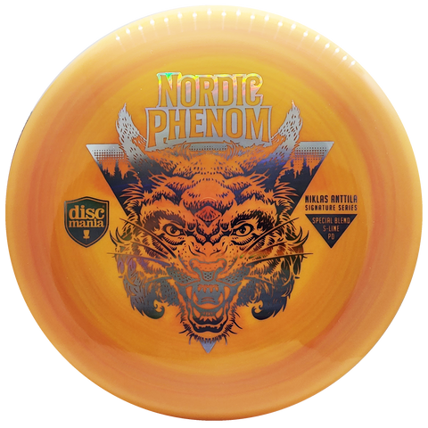 Discmania: Nordic Phenom - Niklas Anttila Signature Series - Special Blend - S-Line PD Signature - Orange/Silver