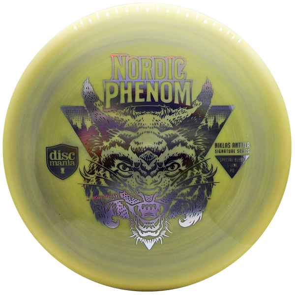 Discmania: Nordic Phenom - Niklas Anttila Signature Series - Special Blend - S-Line PD Signature - Yellow/Silver