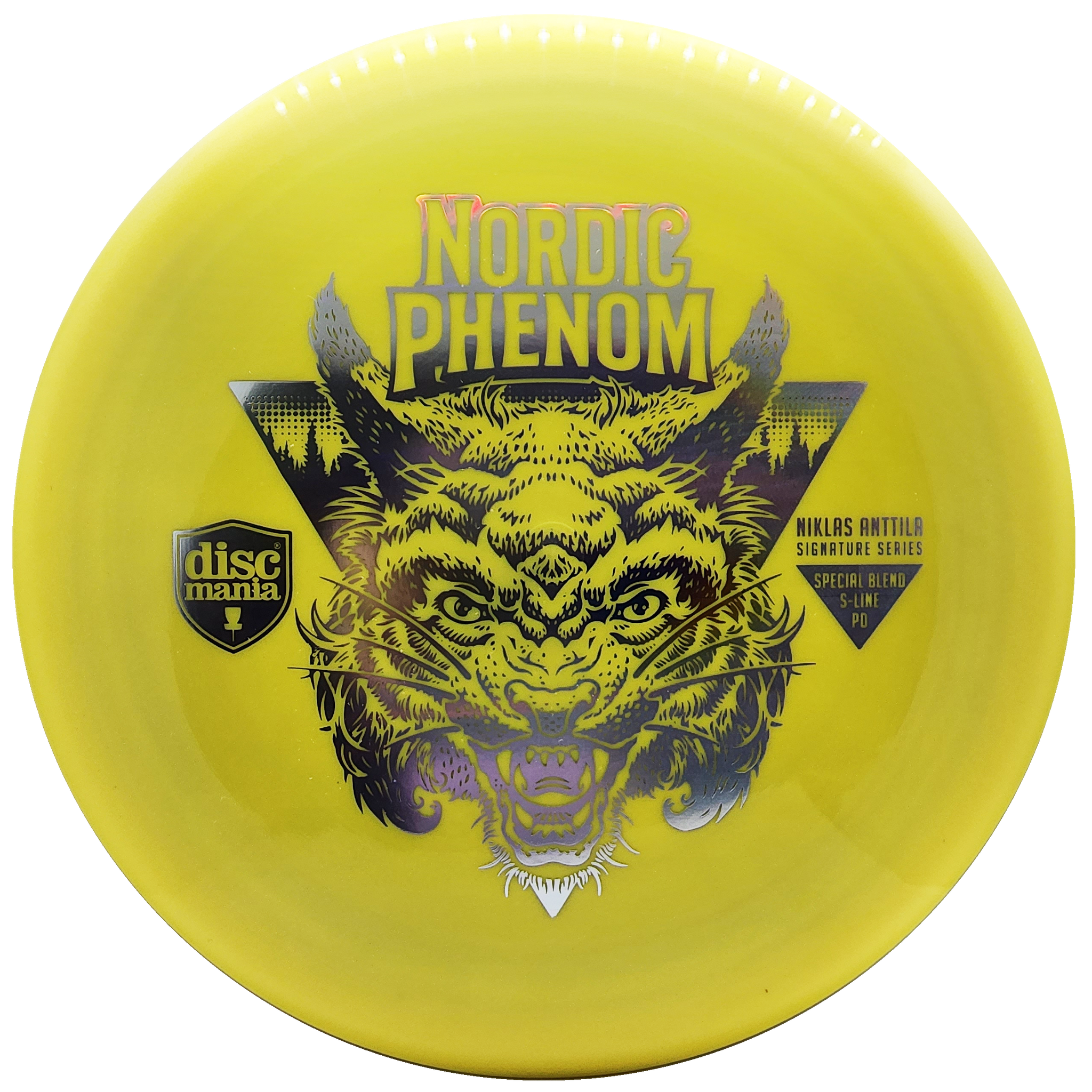 Discmania: Nordic Phenom - Niklas Anttila Signature Series - Special Blend - S-Line PD Signature - Yellow/Silver