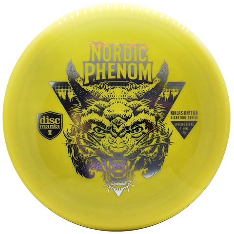 Discmania: Nordic Phenom - Niklas Anttila Signature Series - Special Blend - S-Line PD Signature - Yellow/Silver