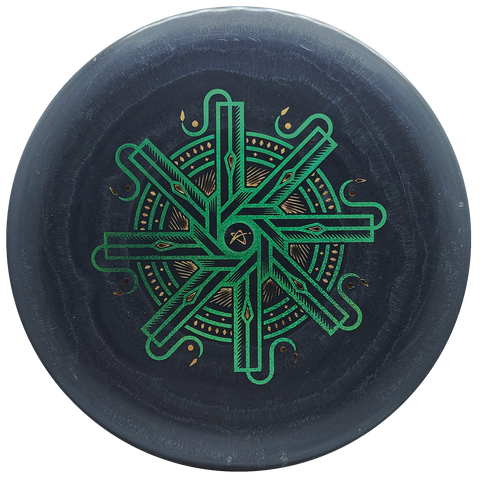 Prodigy: PA-3 Putt & Approach Disc - Dyna-metric Stamp - 300 Plastic - Black/Green/Gold