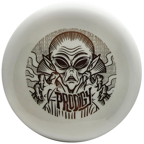 Prodigy: PA-5 Putt and Approach Disc - Encounter Stamp - 400 Glow Plastic - White/Bronze