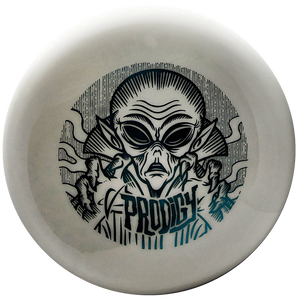 Prodigy: PA-5 Putt and Approach Disc - Encounter Stamp - 400 Glow Plastic - White/Teal
