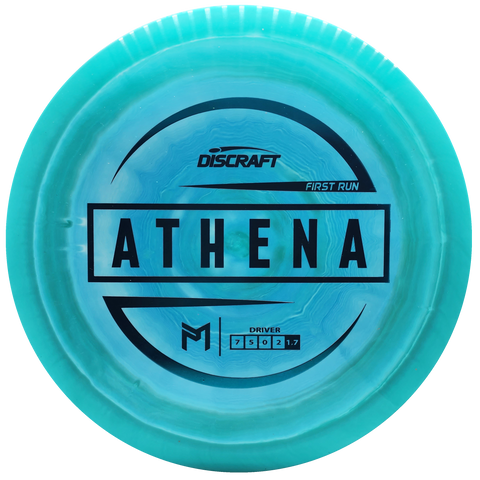 Discraft: Paul McBeth Athena Driver - First Run - Turquoise/Light Blue/Turquoise