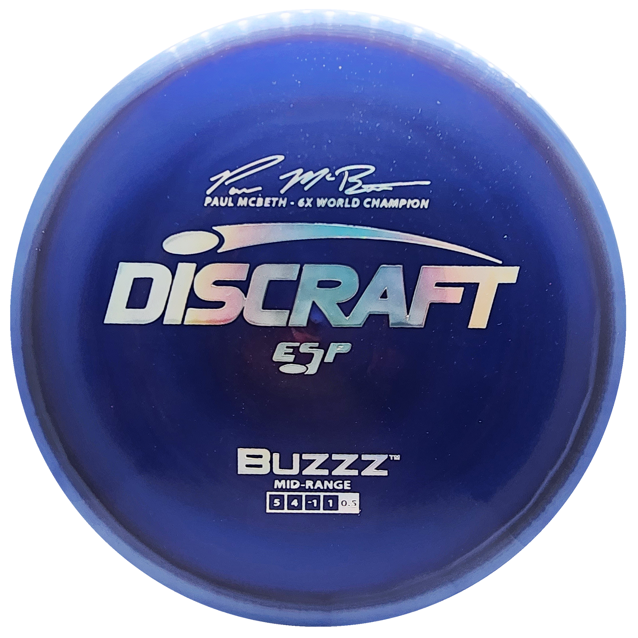 Discraft: Paul McBeth 6x ESP Buzzz Signature Series - Blue/Silver