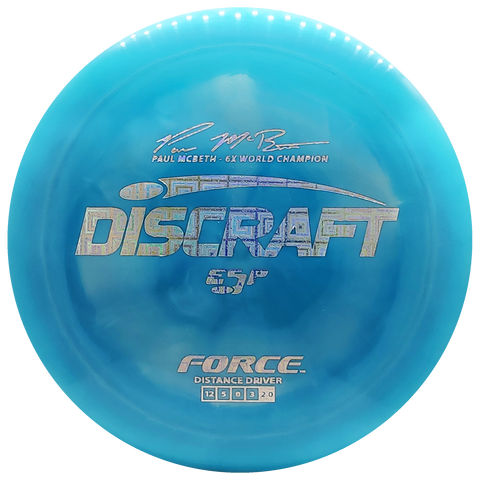 Discraft: Paul McBeth 6x ESP Force Signature Series - Light Blue/Silver