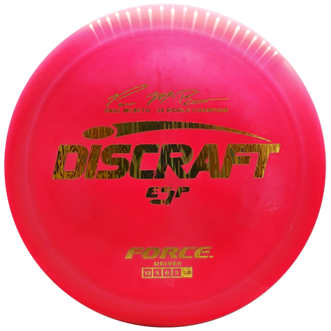 Discraft: Paul McBeth ESP Force Signature Series - Hot Pink/Gold