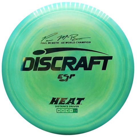 Discraft: Paul McBeth 6x ESP Heat Signature Series - Green/Green/Gold