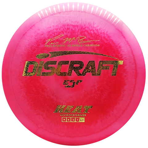 Discraft: Paul McBeth 6x ESP Heat Signature Series - Hot Pink/Gold