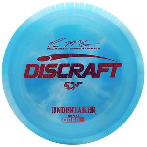 Discraft: Paul McBeth 6x ESP Undertaker Signature Series - Light Blue/Pink