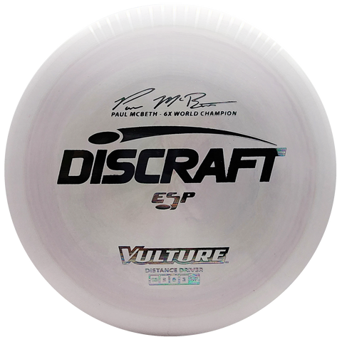 Discraft: Paul McBeth 6x ESP Vulture Signature Series - White/Silver