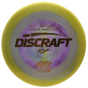 Discraft: Paul McBeth 6x ESP Zone Signature Series - Yellow/Purple/Gold