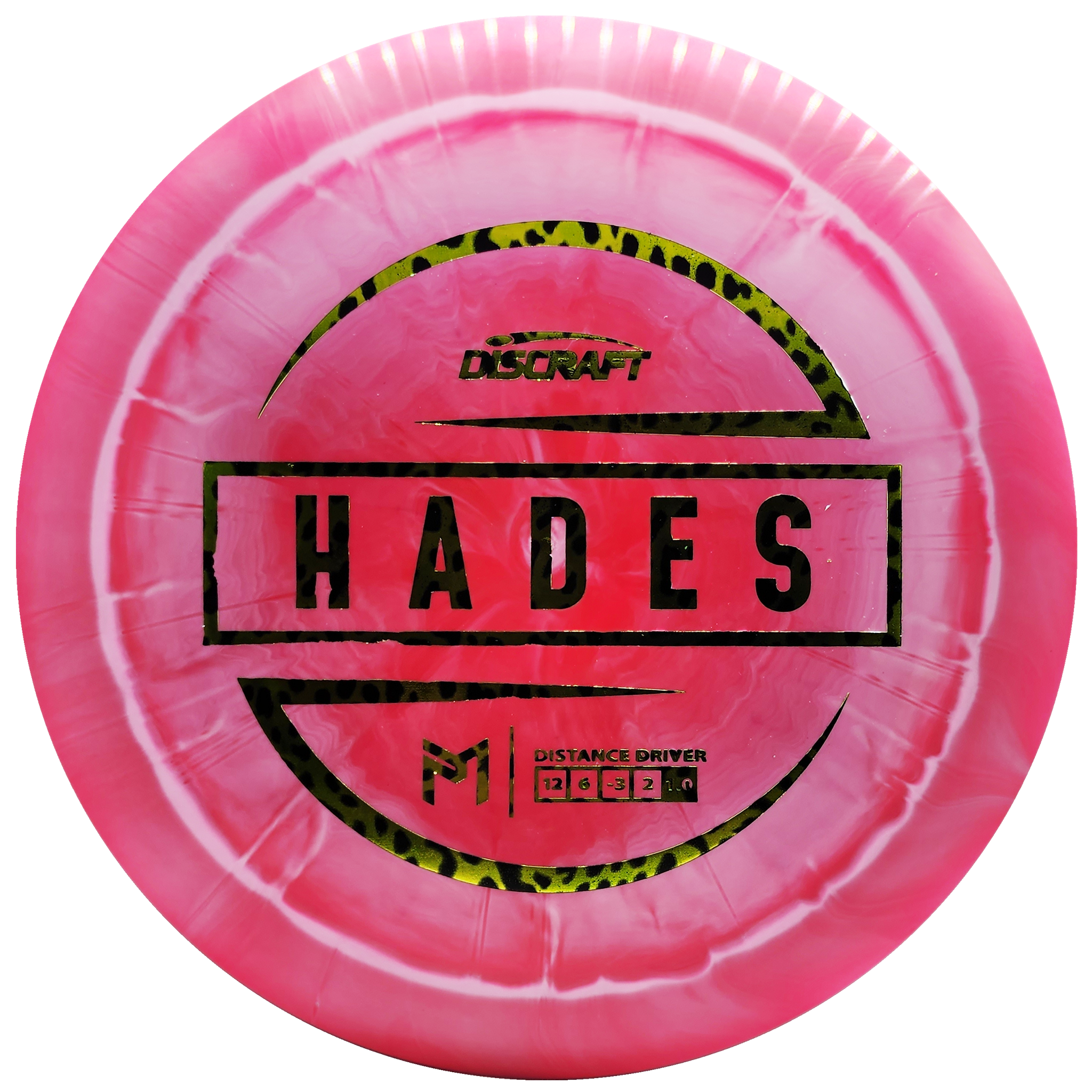 Discraft: Paul McBeth Hades Driver - Pink/Yellow & Black Spots