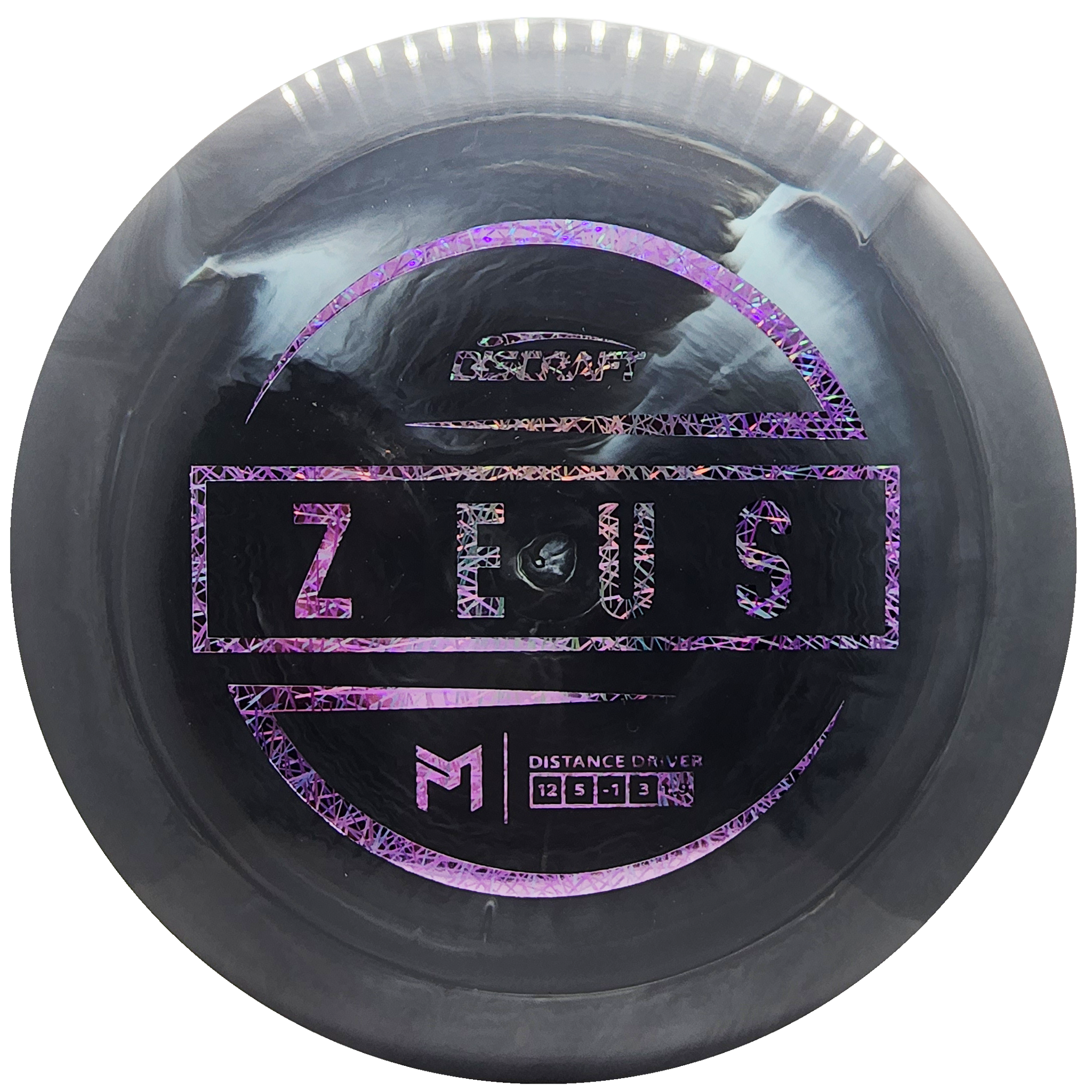 Discraft: Paul McBeth - Zeus Driver - Grey/Purple