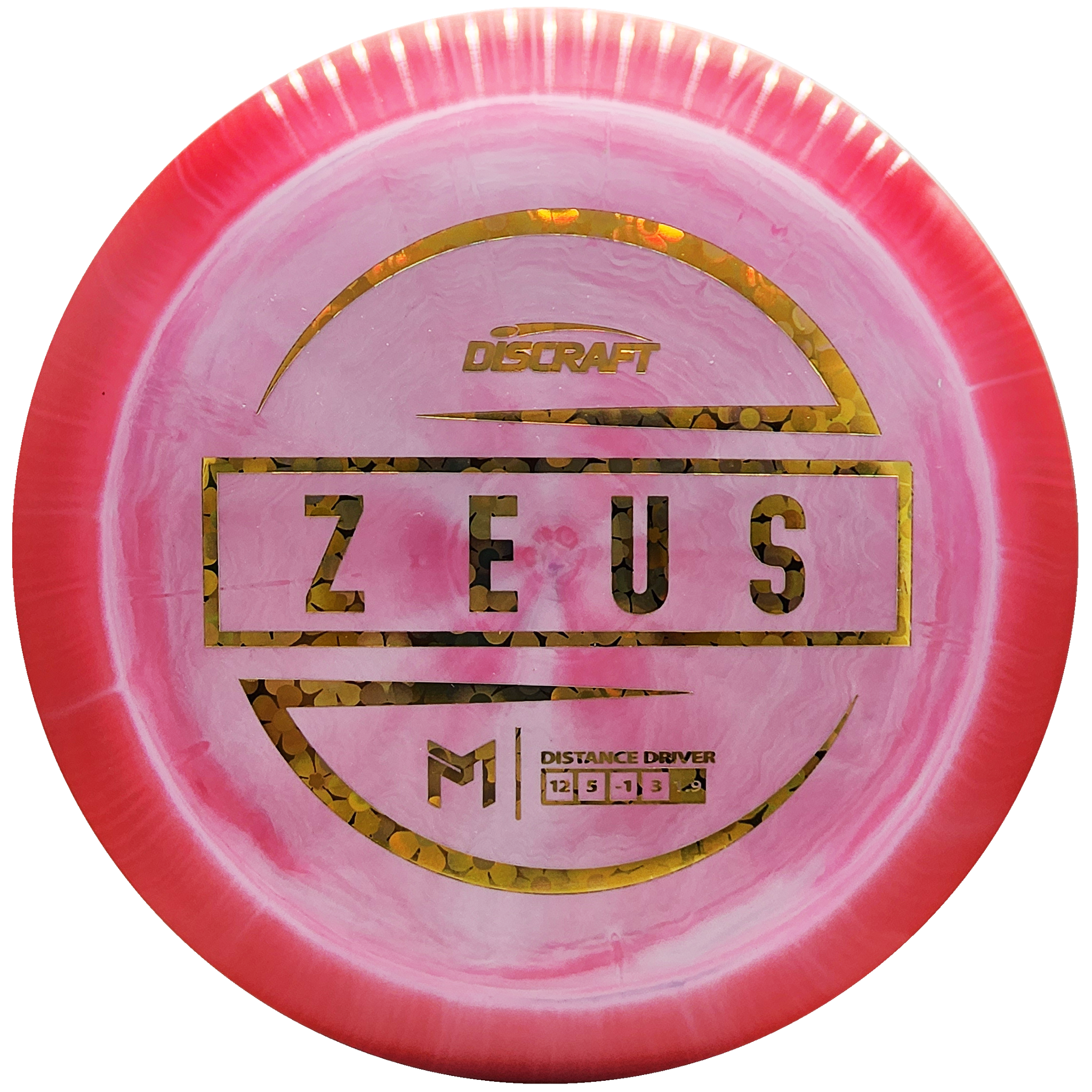 Discraft: Paul McBeth - Zeus Driver - Pink/Gold