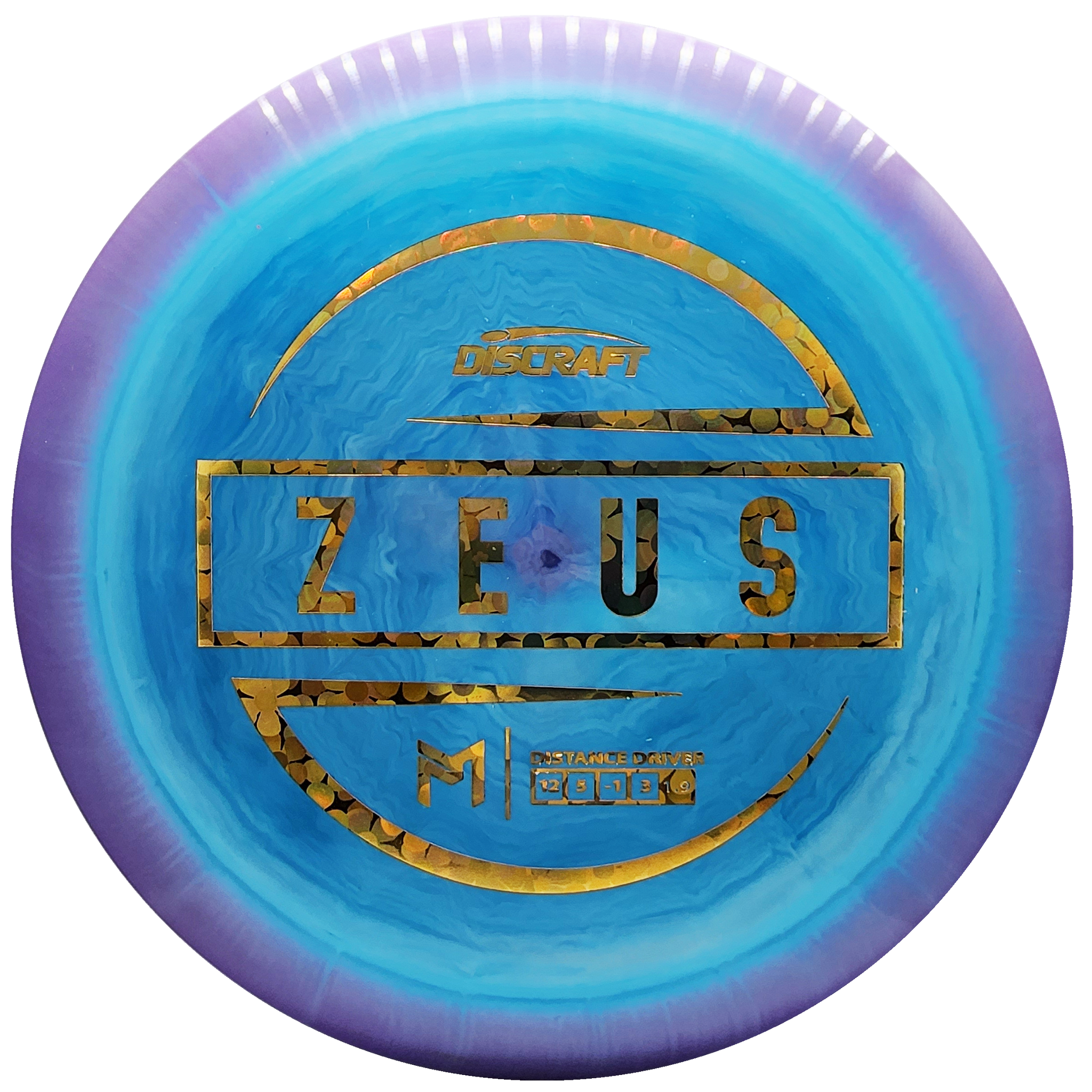 Discraft: Paul McBeth - Zeus Driver - Purple/Blue/Gold