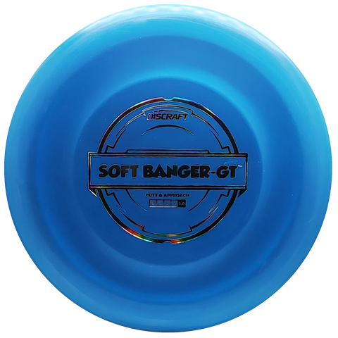 Discraft: Putter Line Soft Banger-GT - Blue/Rainbow