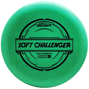 Discraft: Putter Line Soft Challenger - Green/Black