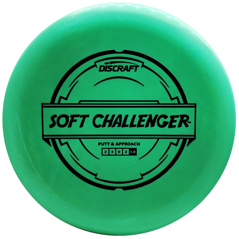 Discraft: Putter Line Soft Challenger - Green/Black