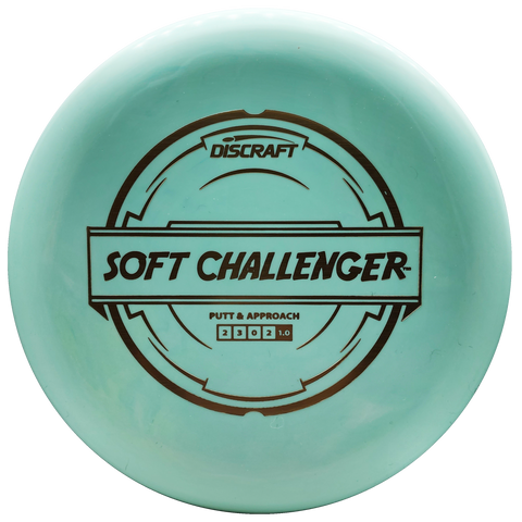 Discraft: Putter Line Soft Challenger - Light Green/Gold