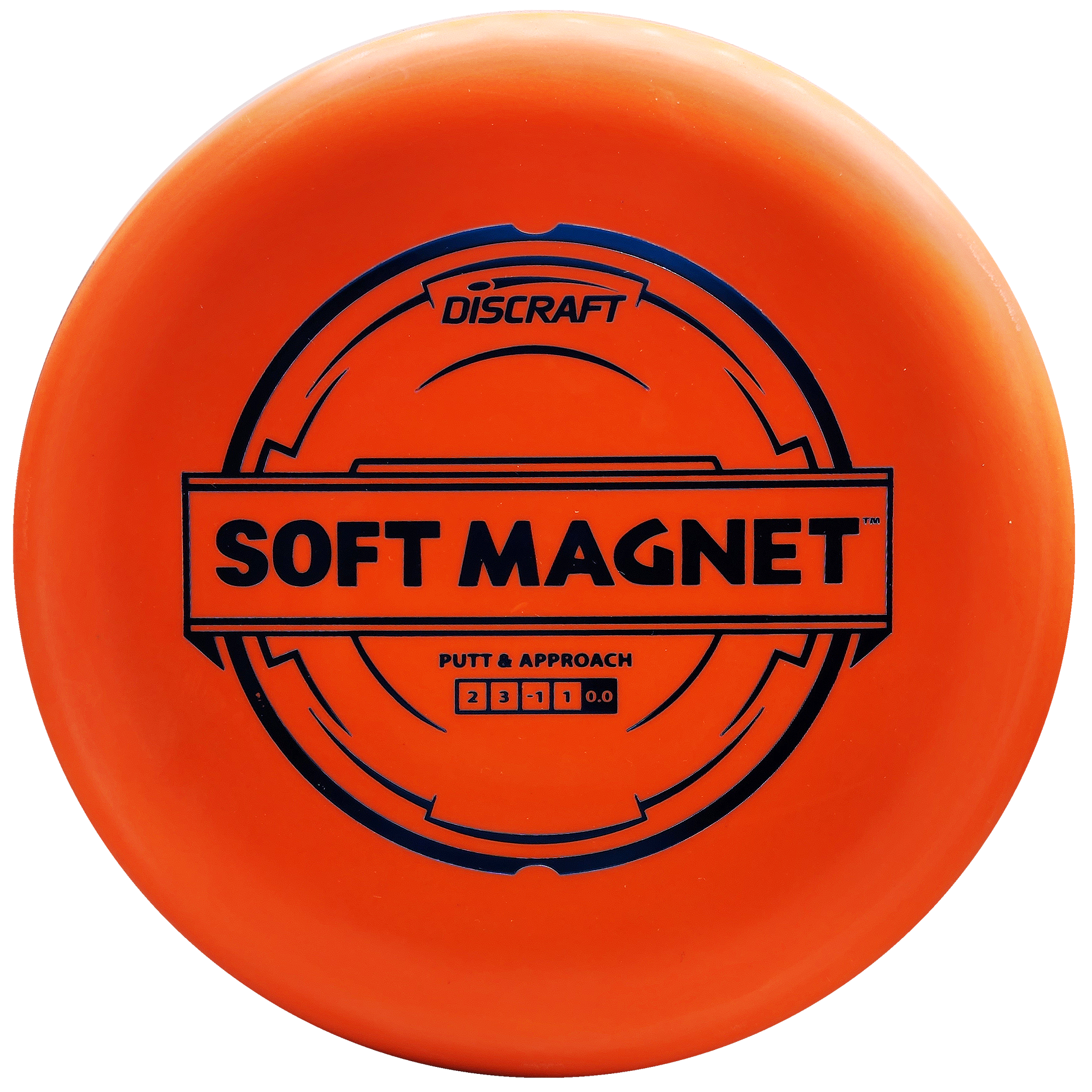 Discraft: Putter Line Soft Magnet - Orange/Blue