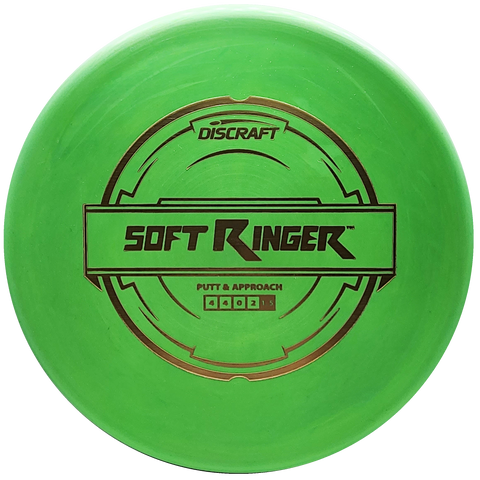 Discraft: Putter Line Soft Ringer - Green/Gold