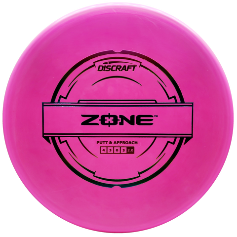 Discraft: Putter Line Zone - Hot Pink/Rainbow