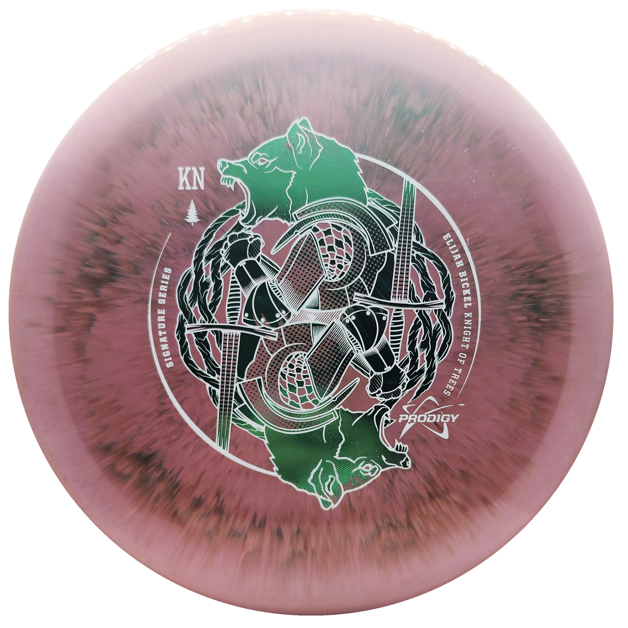 Prodigy: PX-3 - Elijah Bickel 2023 Signature Series - 500 Spectrum Plastic - Dusty Rose/Green/White