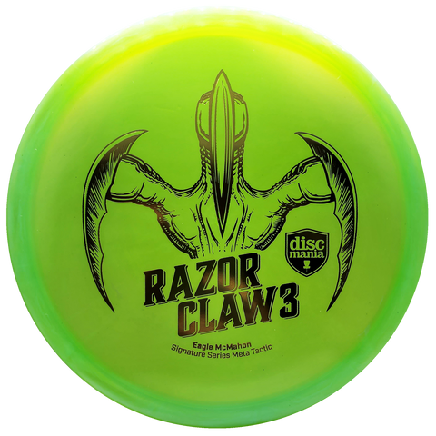 Discmania: Razor Claw 3 - Eagle McMahon Signature Special Blend Tactic - Lime Green/Gold