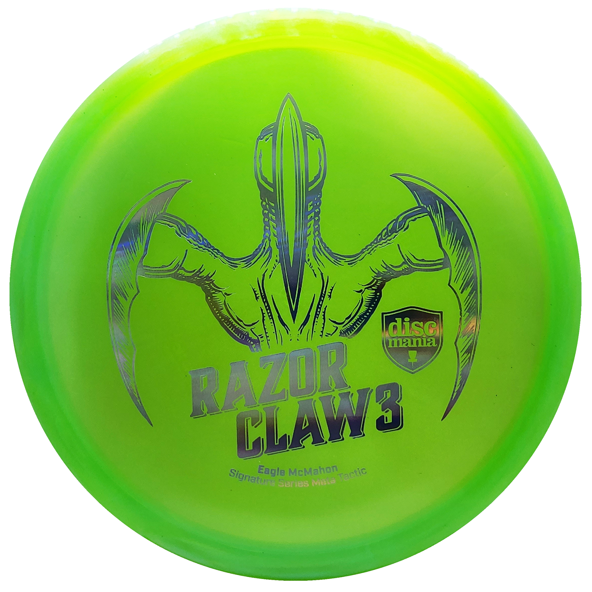 Discmania: Razor Claw 3 - Eagle McMahon Signature Special Blend Tactic - Lime Green/Silver