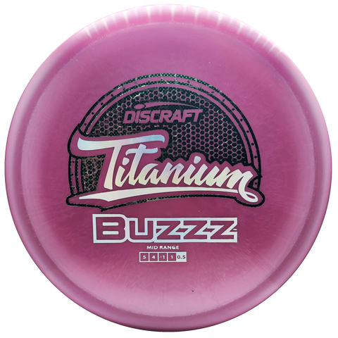 Discraft: Titanium Buzzz - Mauve/Green/Silver