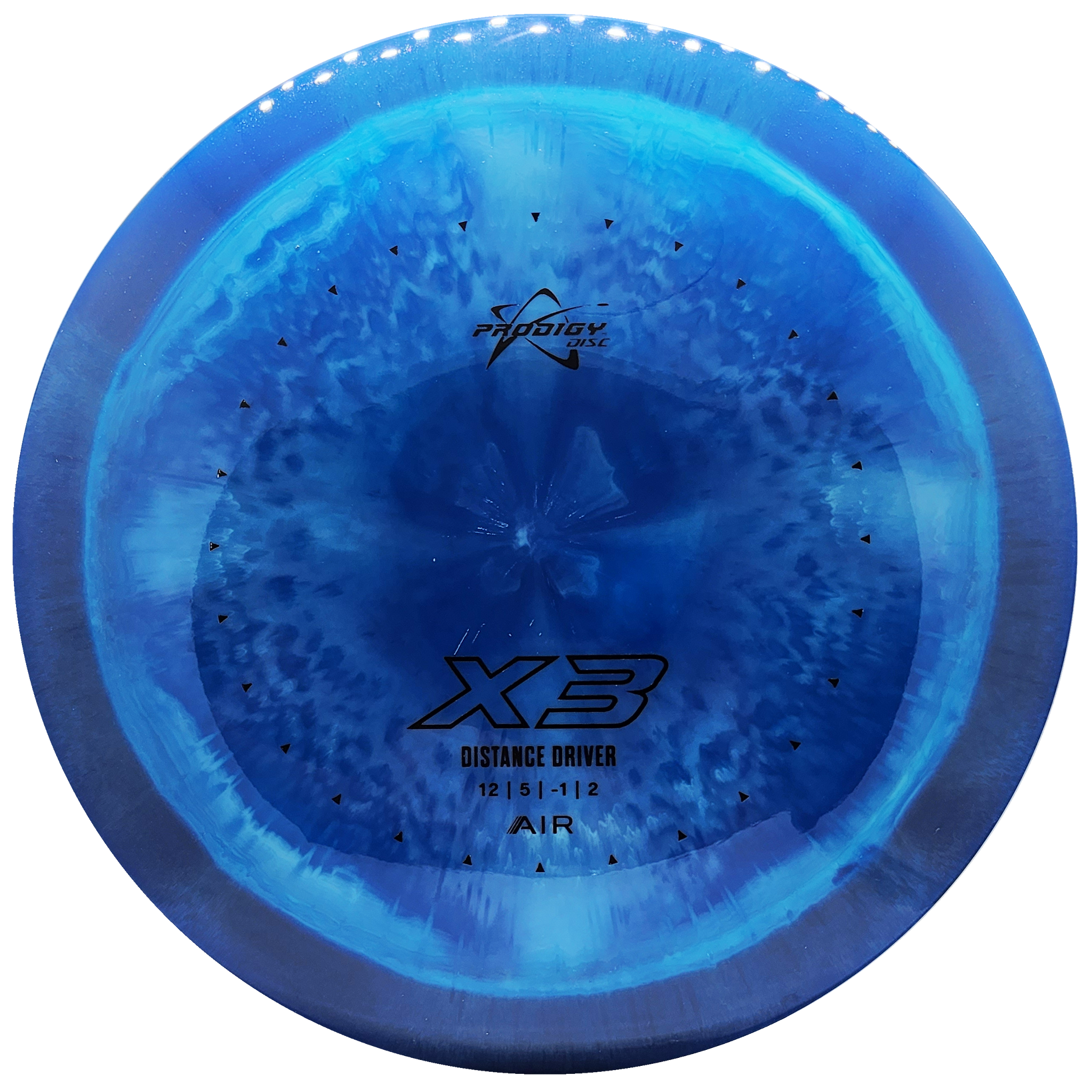 Prodigy: X3 Distance Driver - AIR Spectrum Plastic - Blue/Black