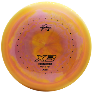 Prodigy: X3 Distance Driver - AIR Spectrum Plastic - Orange/Pink/Black