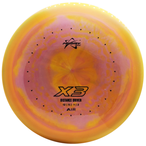 Prodigy: X3 Distance Driver - AIR Spectrum Plastic - Orange/Pink/Black