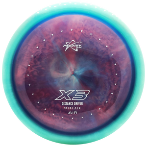 Prodigy: X3 Distance Driver - AIR Spectrum Plastic - Turquoise/Blue/Purple/White